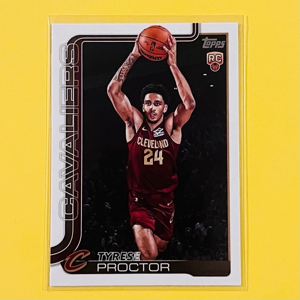 2025-26 Topps Basketball Tyrese Proctor RC Rookie Card‎ #250 Cleveland Cavaliers